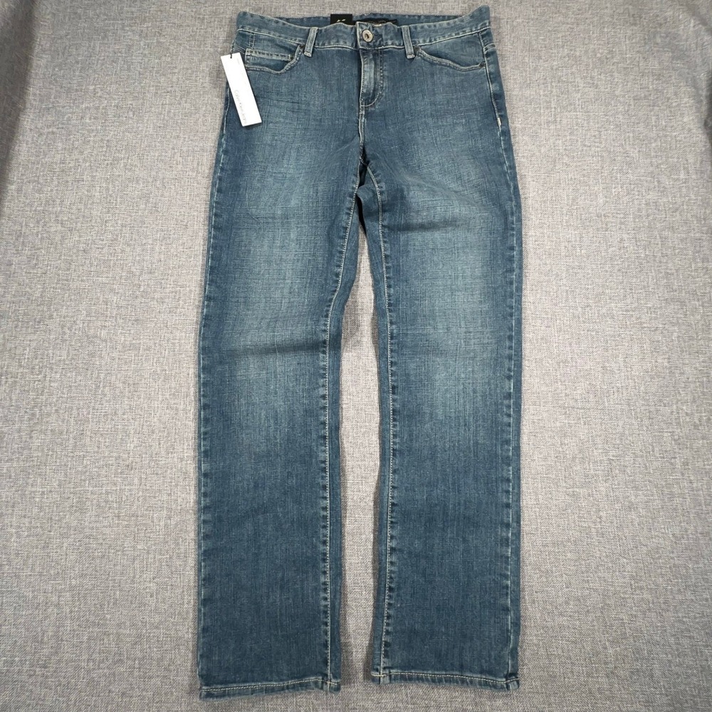 Calvin Klein Jeans Skinny Womens 30/10 Blue Mid Rise Stretch Straight Leg NEW